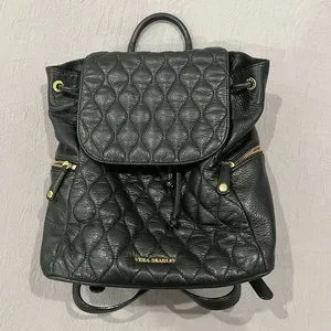 Vera Bradley Amy Quilted Leather Backpack- Black Quilted Leather Backpack Vera Bradley | Bags | Vera Bradley Amy Quilted Leather  main image 3